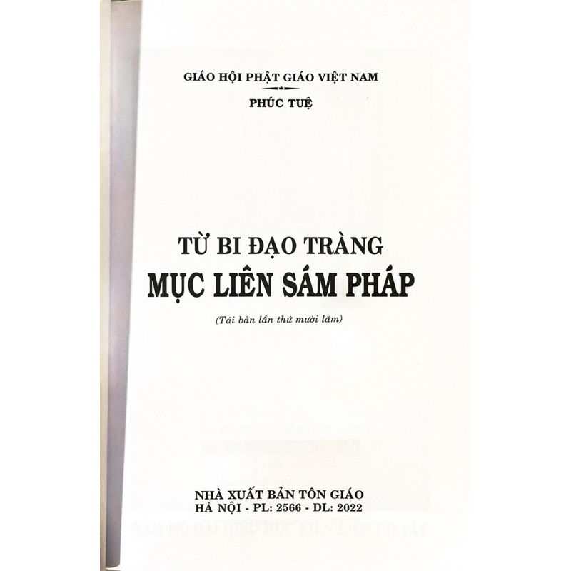 Sách - Kinh Mục Liên Sám Pháp  - Phúc Tuệ