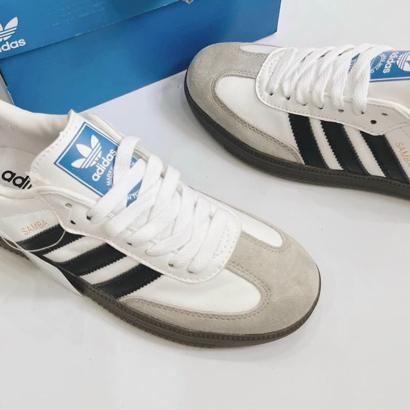 Giày Adi.da.s Samba OG Cloud White Core Black + Full Bill Box