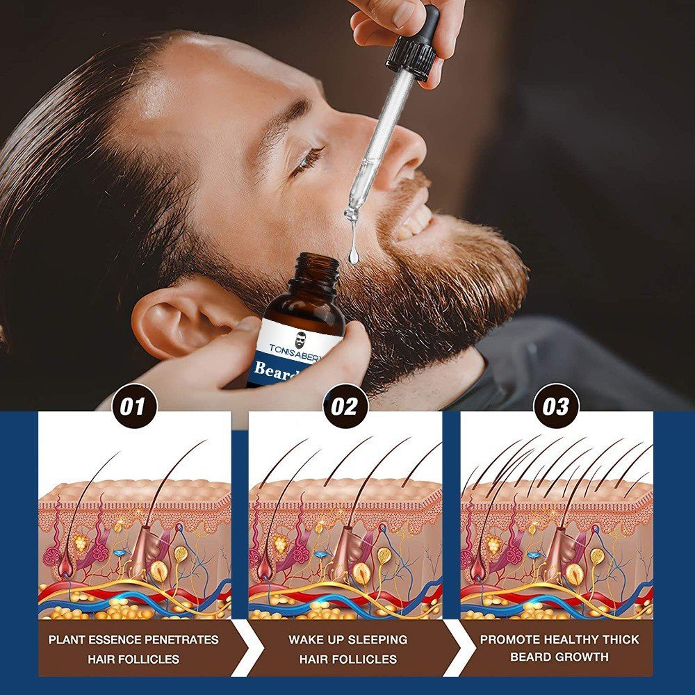 Tinh dầu nuôi dưỡng râu mọc râu làm mềm râu beard oil 30ml