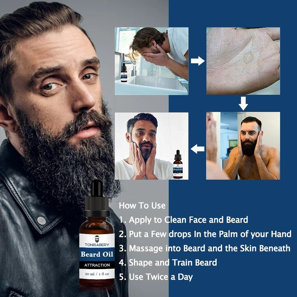 Tinh dầu nuôi dưỡng râu mọc râu làm mềm râu beard oil 30ml