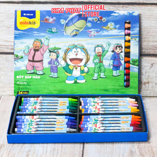 Bút sáp màu thiên long colokit doraemon 10/16/24 màu