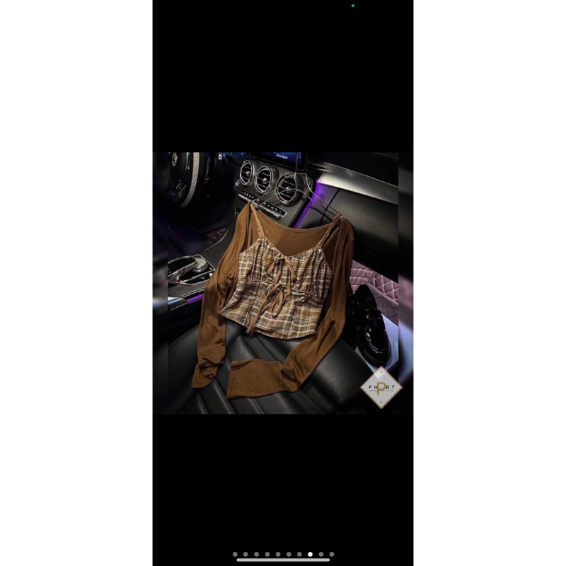 BIGSIZE SET ÁO KẺ 2 Món