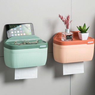 Hộp đựng khăn giấy treo tường phong cách Bắc Âu chống thấm nước cho nhà vệ sinh