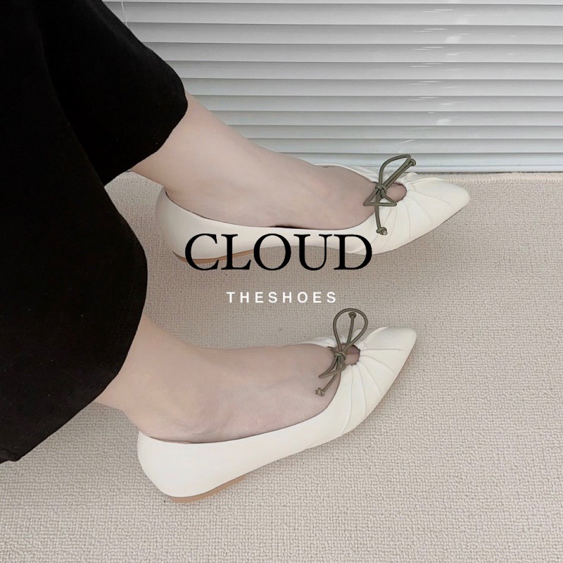 Búp bê bệt mũi nhọn dây thắt nơ