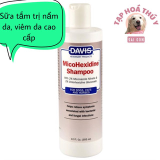 Sữa tắm davis micohexidine tri nấm da, viêm da loại cao cấp cho chó mèo