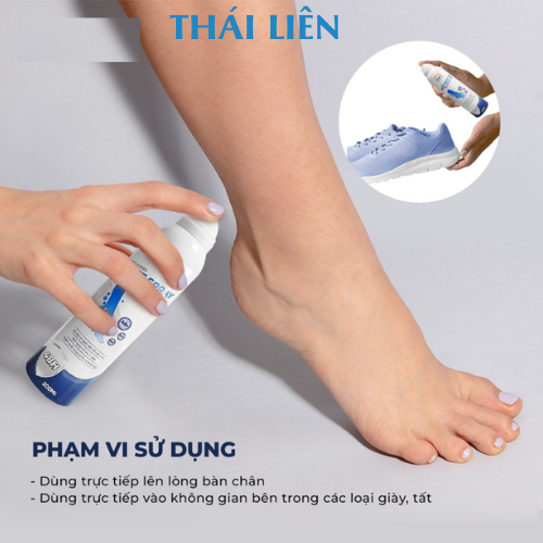 Xịt ngăn mùi hôi chân Xịt khử mùi thơm chân khử mùi giày hạn chế vi khuẩn và lưu giữ mùi hương cho lòng bàn chân