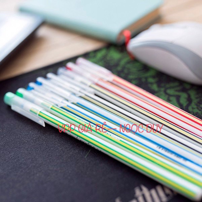 SỈ 20 BÚT BI NẾN THIÊN LONG TL-093 NÉT 0.6mm VIẾT TRƠN, ÊM, MỰC RA ĐỀU