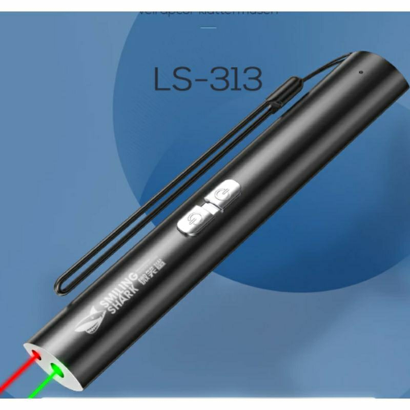 Đèn laze laser chiếu tia đỏ/ xanh lục cổng Type-C có thể sạc lại