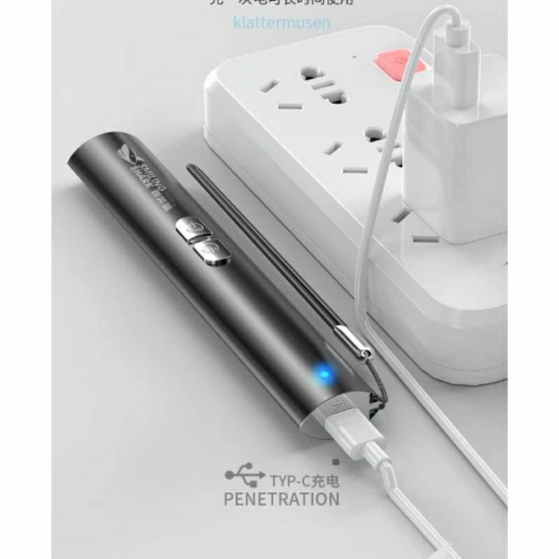 Đèn laze laser chiếu tia đỏ/ xanh lục cổng Type-C có thể sạc lại