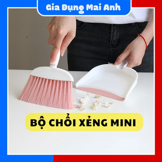 Bộ chổi quét rác mini, chổi quét dọn bàn thờ, vệ sinh bàn phím máy tính, nhỏ gọn tiện lợi