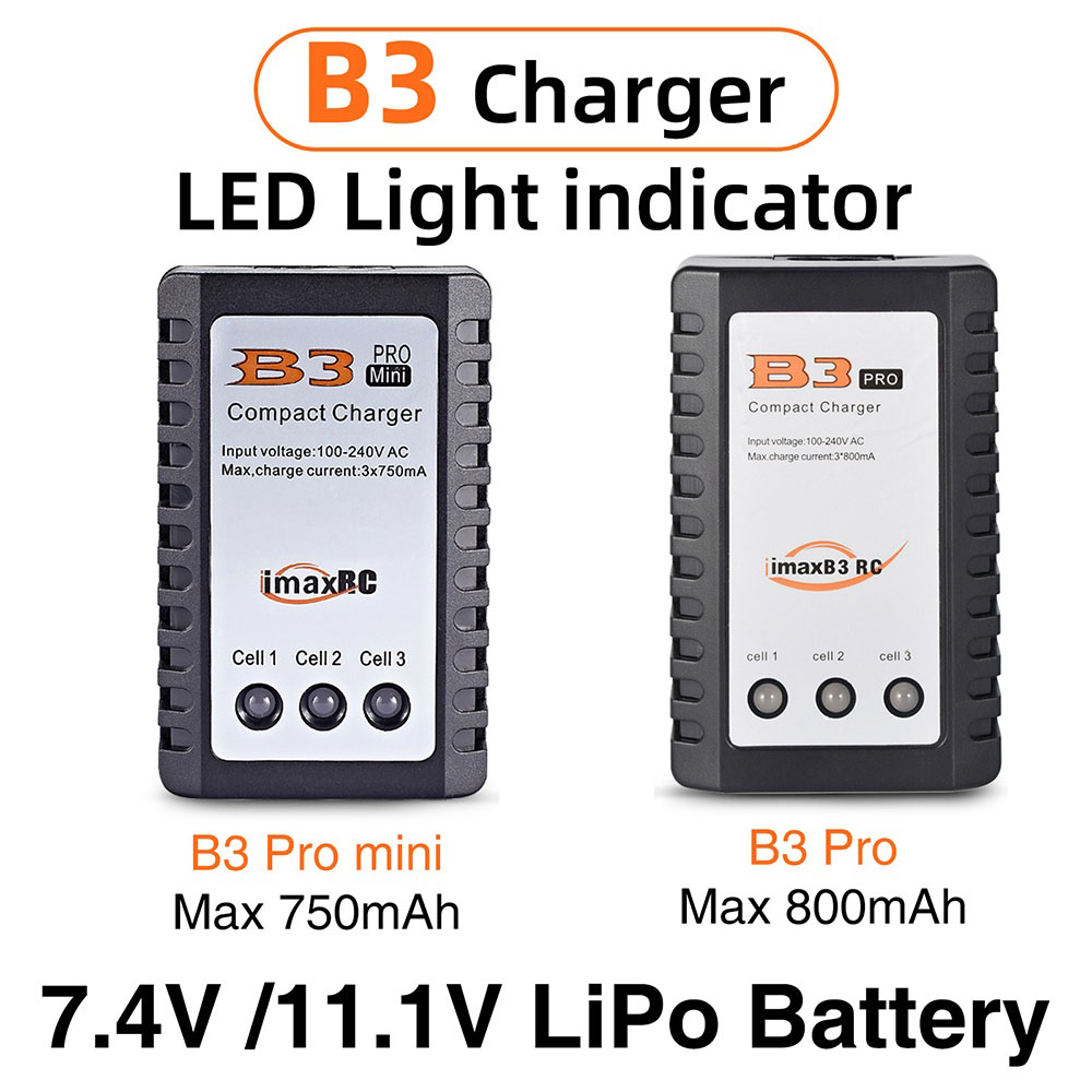 Bộ sạc Pin Cân Bằng B3 Pro AC dành cho Lipo Lithium 2S-3S 7.4 V 11.1 V LiPo