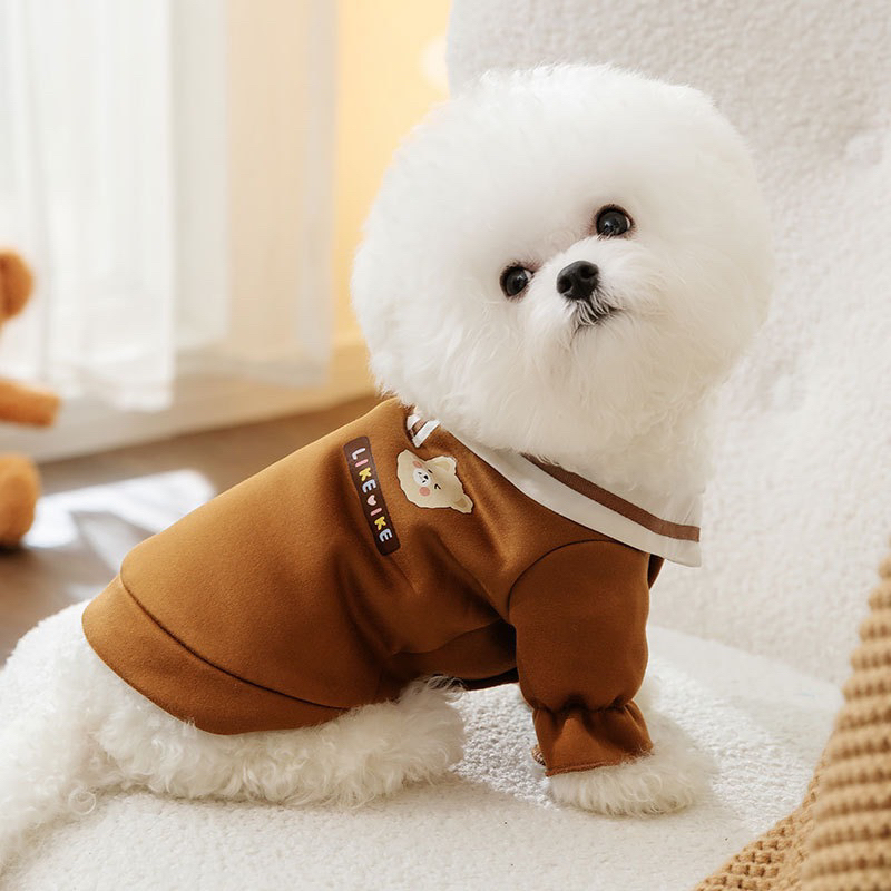Nhà của Ú - Áo Nỉ mùa Đông Cute giữ ấm kiểu dáng POLO Cho Thú Cưng chó mèo