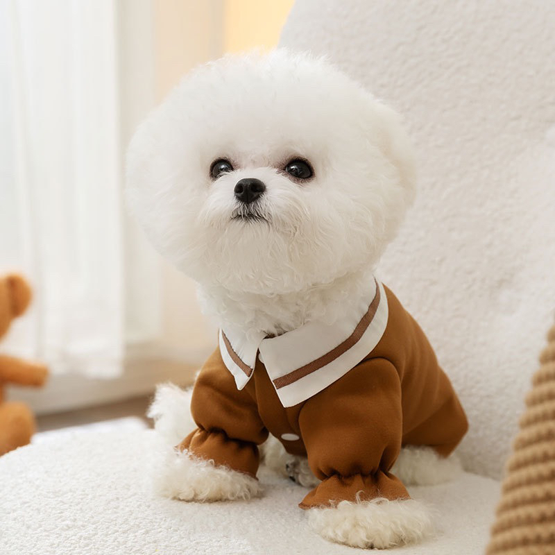 Nhà của Ú - Áo Nỉ mùa Đông Cute giữ ấm kiểu dáng POLO Cho Thú Cưng chó mèo