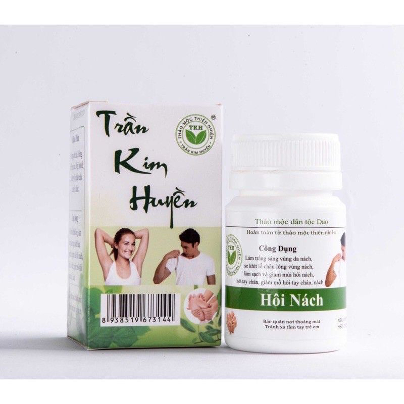 Hôi Nách Trần Kim Huyền 30g. Phấn Khử Mùi