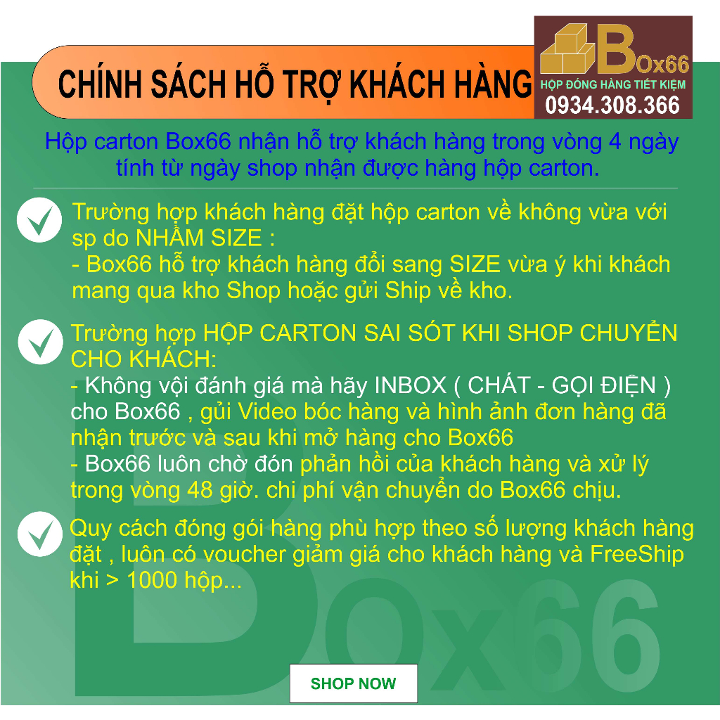 10x6x6 Com bo 100 Hộp carton, thùng carton, hộp đóng hàng, thùng đóng hàng