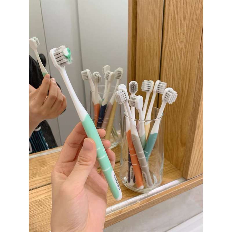 Set 4 bàn chải đánh răng kháng khuẩn cao cấp công nghệ Nhật Bản lông siêu mềm