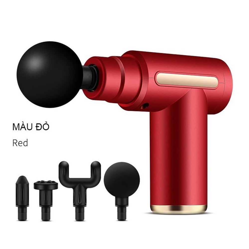 Máy massage cầm tay 4 đầu 6 chế độ