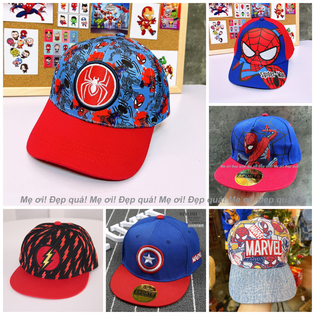 NÓN KẾT SIÊU NHÂN CHO BÉ TRAI