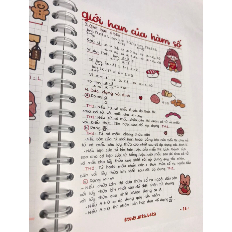 Sổ tay lò xo Takenote Toán 11