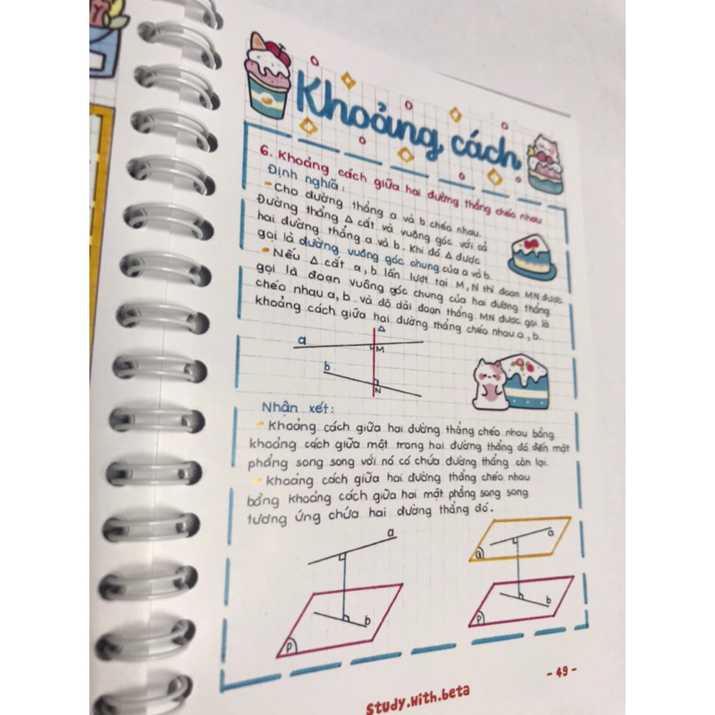 Sổ tay lò xo Takenote Toán 11