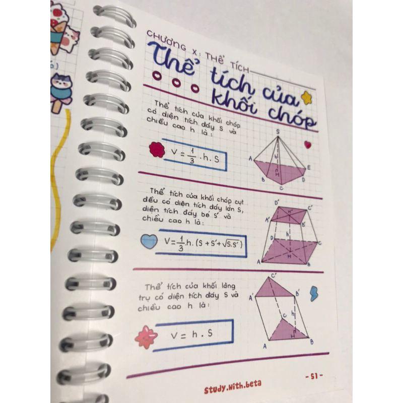 Sổ tay lò xo Takenote Toán 11