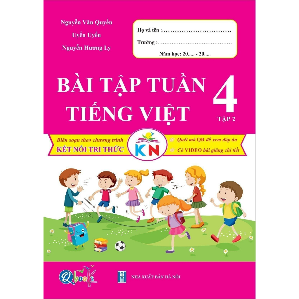 Sách - Combo Bài Tập Tuần Toán và Tiếng Việt 4 - Kết Nối Tri Thức Với Cuộc Sống - Kì 2 (2 cuốn) Sanbooks