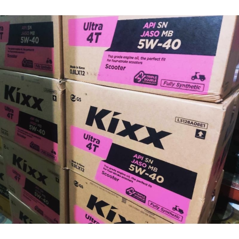 NHỚT KIXX SCOOTER FULLY 5W40 - 800ML- Mẫu hoàn toàn mới