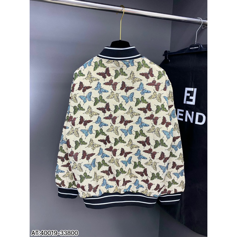 Áo khoác dạ LV hoạ tiết bướm new 2024