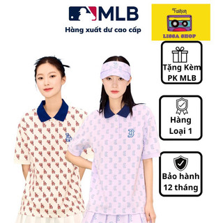 Áo polo MLB Classic Monogram Full Board bản mới nhất 2023 kiểu dáng unisex chất liệu cao cấp