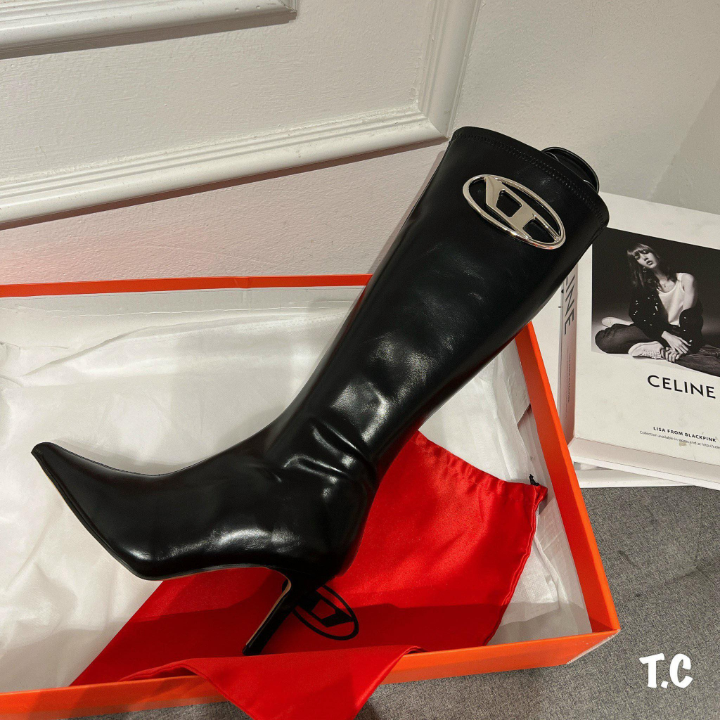 BỐT ĐÙI DA CAO GOT NHỌN TAG DIE.SEL FULLBOX QCL1