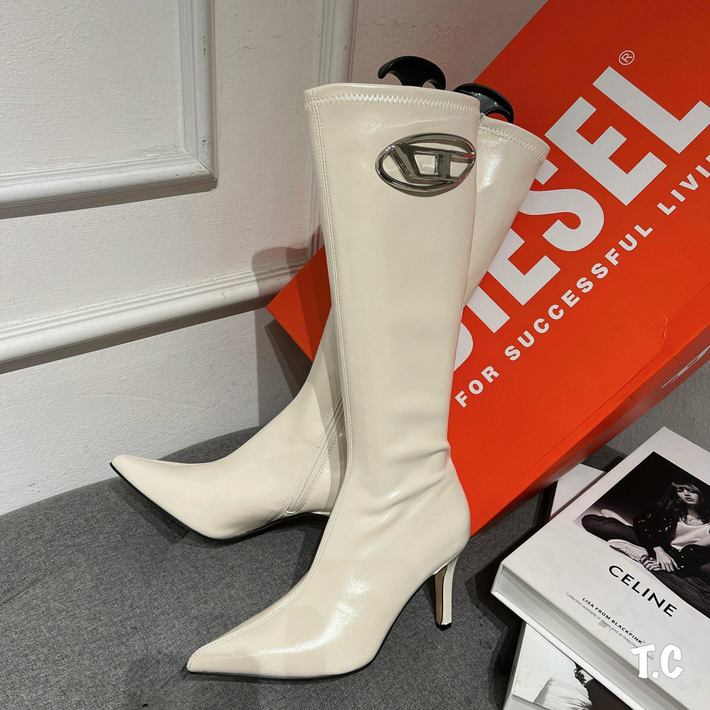 BỐT ĐÙI DA CAO GOT NHỌN TAG DIE.SEL FULLBOX QCL1