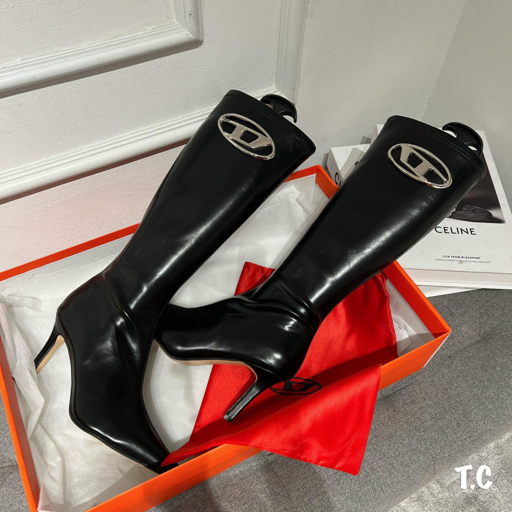 BỐT ĐÙI DA CAO GOT NHỌN TAG DIE.SEL FULLBOX QCL1