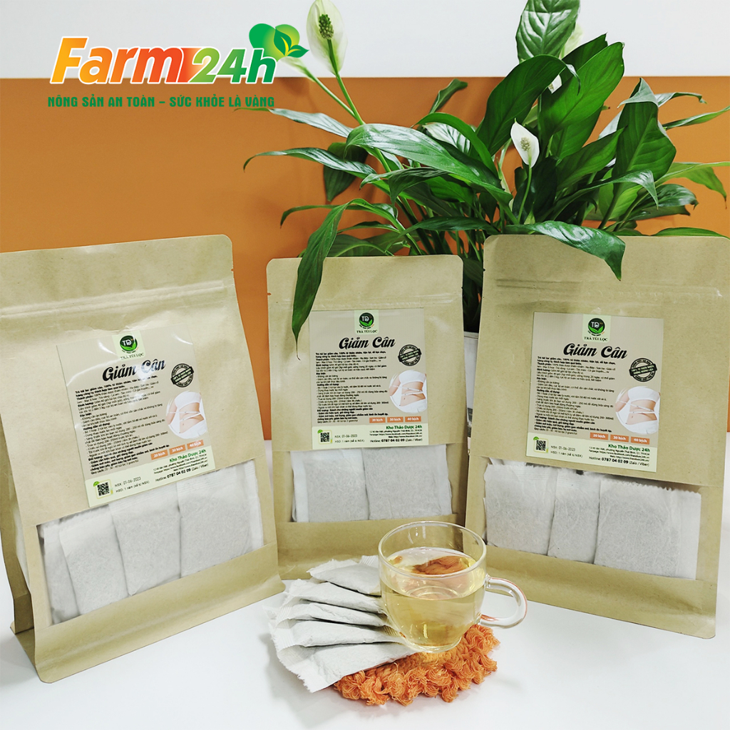 Trà giảm cân lá nam túi lọc, 100% thảo dược tự nhiên, liệu trình dùng trong 20 ngày, giảm tức tốc từ 2 đến 5 kg