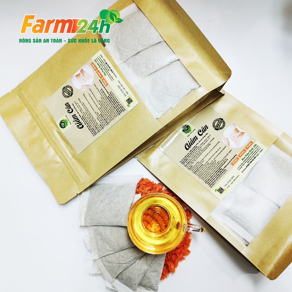 Trà giảm cân lá nam túi lọc, 100% thảo dược tự nhiên, liệu trình dùng trong 20 ngày, giảm tức tốc từ 2 đến 5 kg