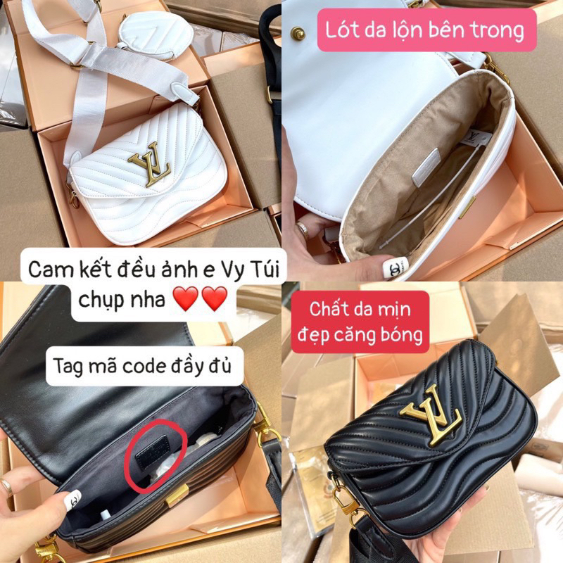 Túi sét kèm ví 2 lớp box chất da mềm mướt chuẩn súp per