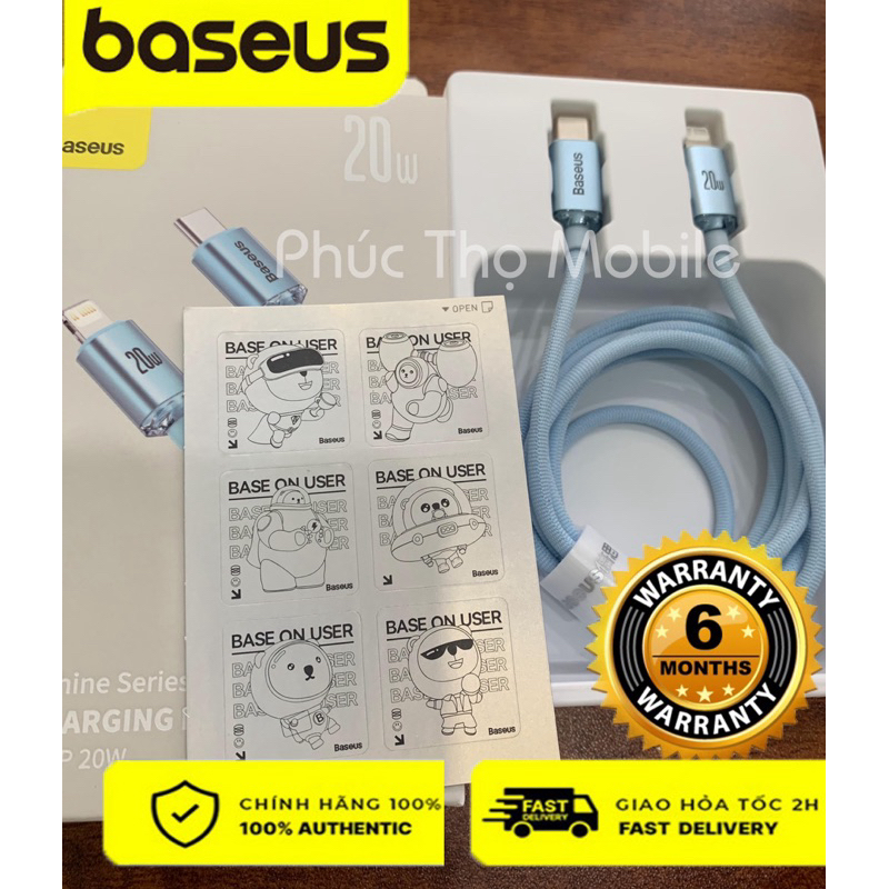 Cáp Baseus 20W dây dù chính hãng