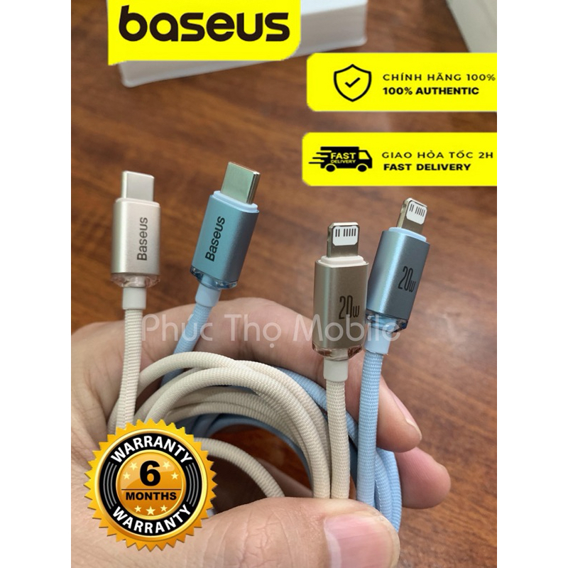 Cáp Baseus 20W dây dù chính hãng