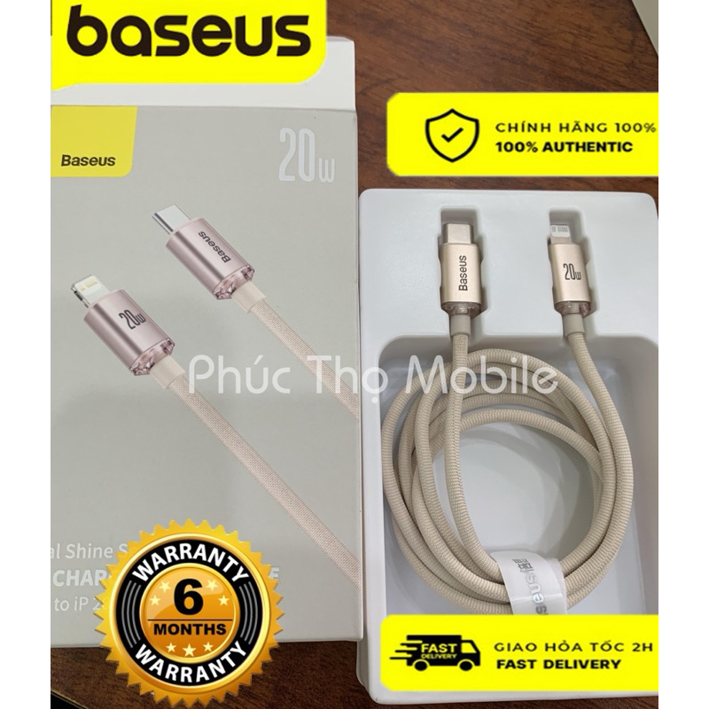 Cáp Baseus 20W dây dù chính hãng