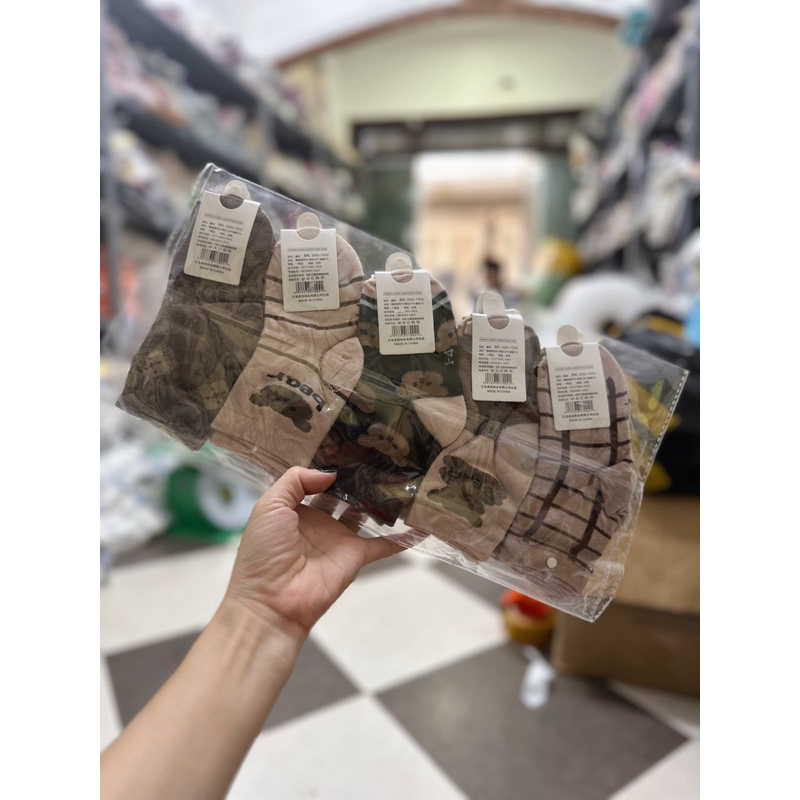 Set 10 đôi tất cổ cao cho bé trai bé gái