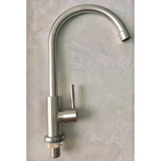 Vòi rửa chén inox 304 ống phi 18 - vòi rửa bát