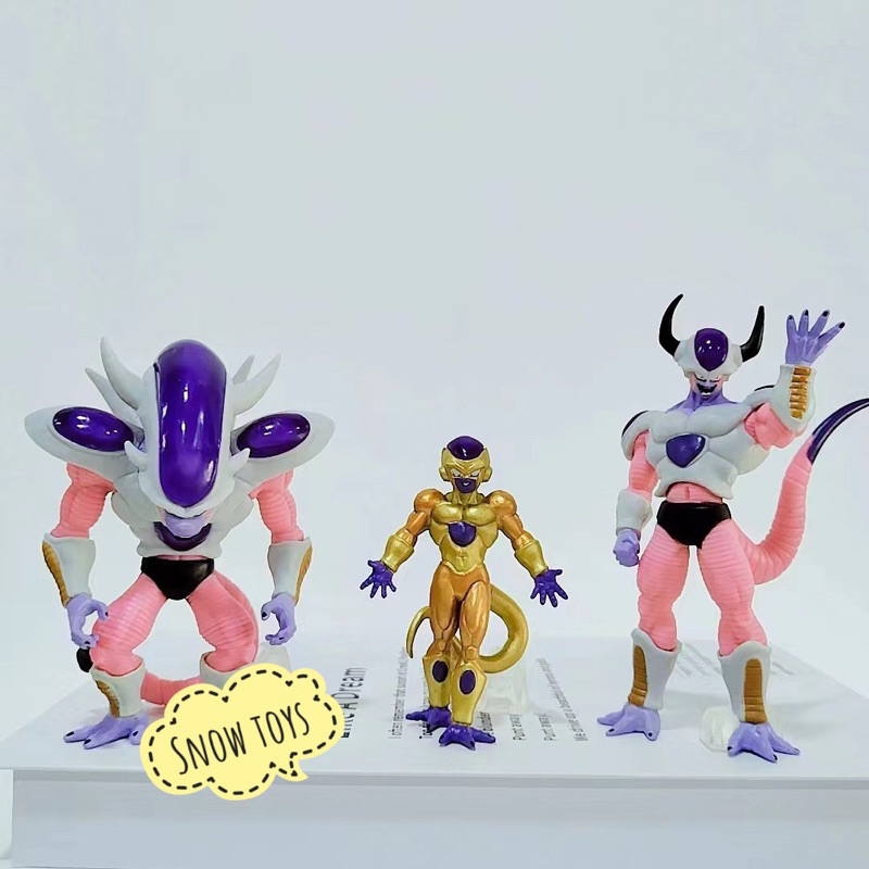 Mô hình Dragon Ball - Mô hình Frieza Mecha Golden Frieza Gold Fide First Form Final Form - HG UG DG Z Super - Cao 8~12cm