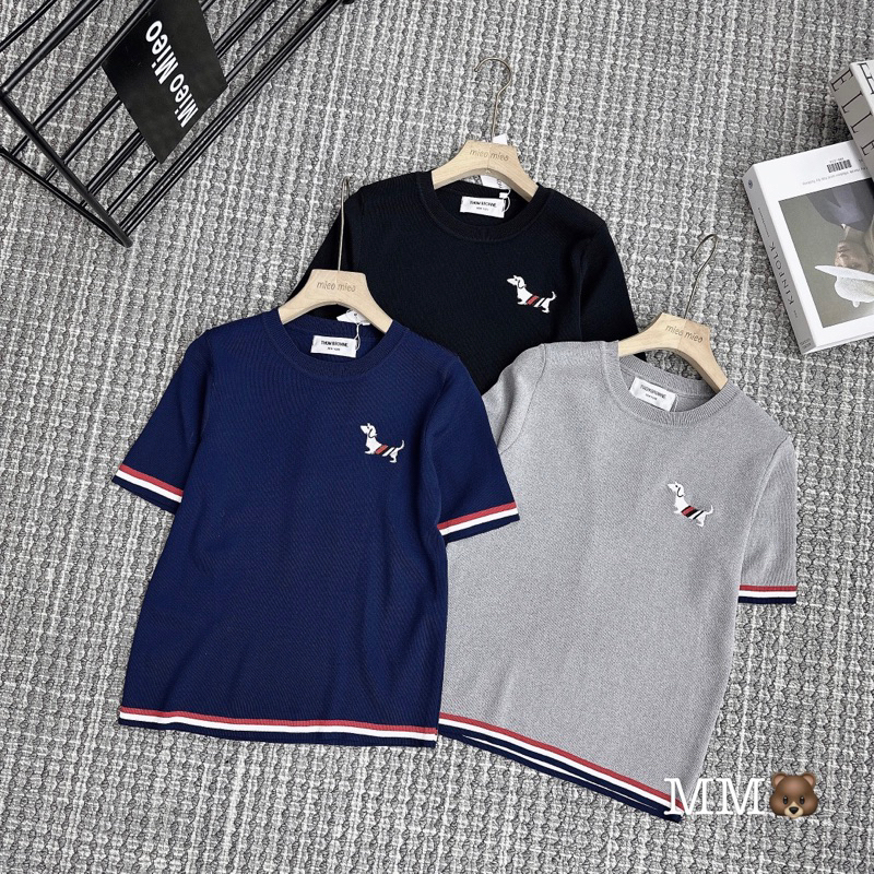 Set áo len Thom mix chân váy ghi hot hit