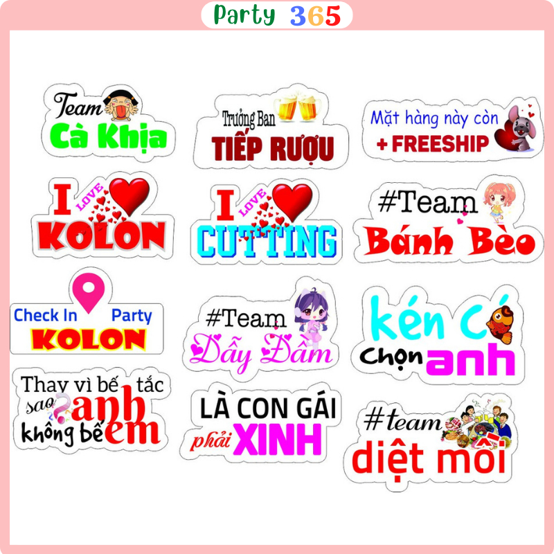 Hashtag cầm tay sinh nhật,đám cưới,khai trương