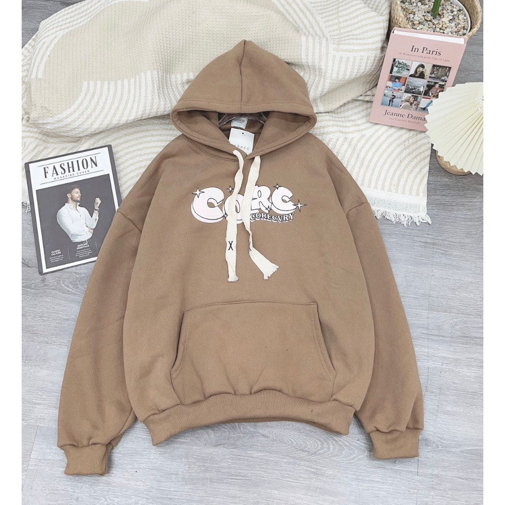 Áo Hoodie Local Brand Unisex LUCID Basic Nam Nữ Nỉ Bông Mũ 2 Lớp in chữ Core