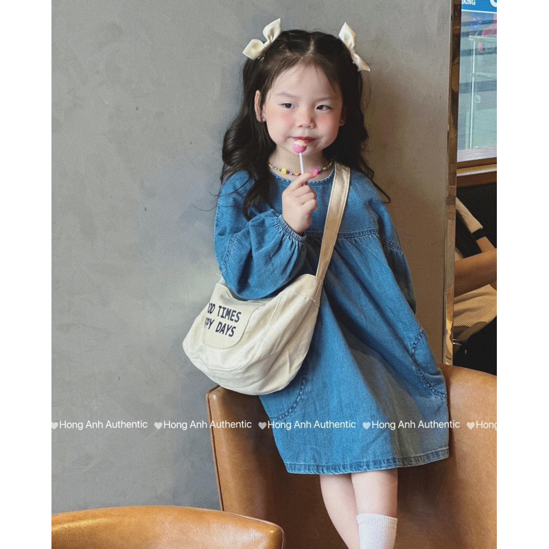 Váy bò denim dành cho bé gái