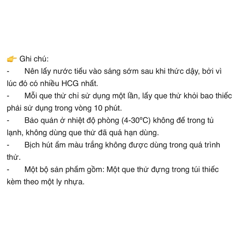 1 Que Thử Thai Quickseven Chính Hãng Tanaphar