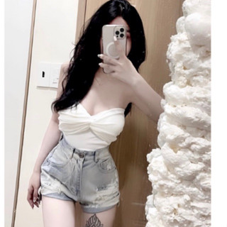  Áo ống xoắn cúp ngực QC l1 ảnh thật shop chụp 