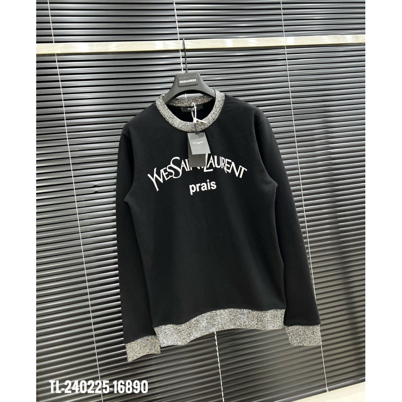 Áo nỉ chữ nhũ phối viền kim tuyến hàng SUPPER bản cao cấp