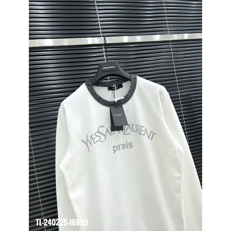 Áo nỉ chữ nhũ phối viền kim tuyến hàng SUPPER bản cao cấp