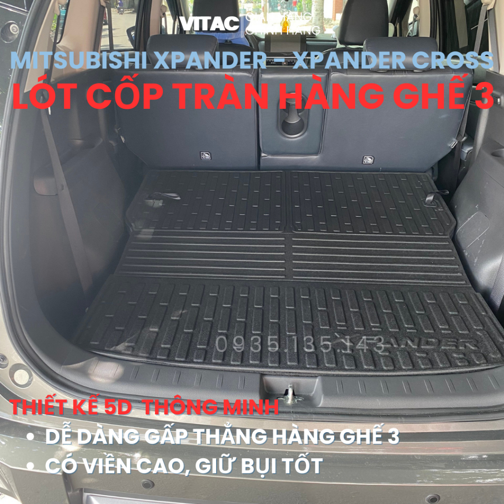 Lót cốp Mitsubishi Xpander, Xpander cross 2018-2023